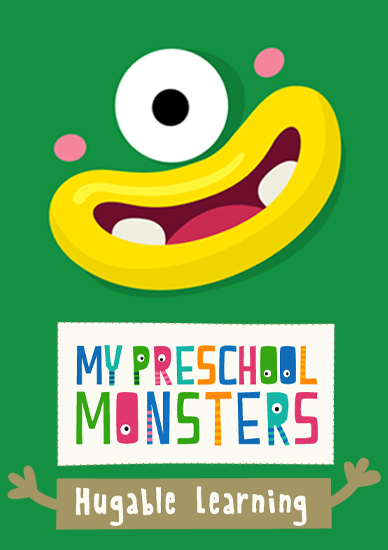 My preschool monsters poster in Antaruxa animation portfolio web